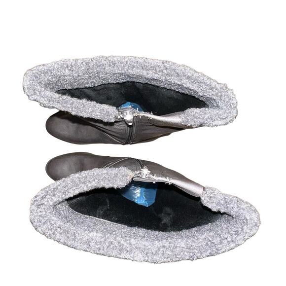 Naturalizer Garrison Cozy Womens Faux Leather Tall Knee-High Boots Gray size 9 - Picture 7 of 11